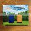 wholesale hot sell two colors usb solar rechargeable extension type plastic camping lantern