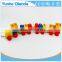 colorful Wood stocking Train Toys Geometric Building Blocks Education Gift