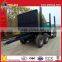 Side Post Removable 20FT Flatbed Drawbar Container Dolly Trailer With Twist Locks