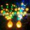 Fiber vase color changing home/garden christmas lights window color changing led light