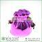 funny purple bag shape ceramic piggy bank for promotional gifts