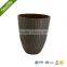 plastic flower pot planter/UV protective wooden type plastic flower pot for home garden decoration