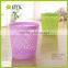 Plastic hollow trash can/PP waste bin for home garbage crate