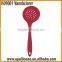 Food Grade Silicone Kitchen Cooking Skimmer with Stainless Steel Plastic Handle