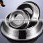 Skid Stop Rubber Base Stainless Steel Pet Bowls with Embossed Paws and Bones for Dogs Puppies Cats Feeder Bowl