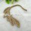 New design sexy ladies simple rhinestone shoe upper leather for high heel