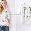 New Fashion Prints Front Short Design Shirts , Irregular Design Women's Shirt