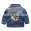Fashion Embroidered Outerwear Kids Boys Denim Jackets in China
