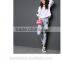 hot sale new model female jeans fashion design chic jeans for lady