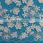 China manufacturer 3d flower lace embroidered fabric