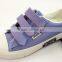 GZY Factory Guangzhou hook and loop cheap price canvas shoes stock
