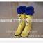 pure colour adult &kids new cheap polar fleece rain boots warmer factory
