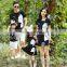 2017 New Design Shirts Casual Summer Animal Design Black Family Clothes
