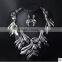 F20011N charm leaves necklace with earring/women necklace jewelry