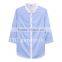 french cuff long cotton shirts for girls