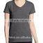 plain no design 100% microfiber polyester t- shirts for women