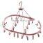 Hot selling metal hanger for clothes necklace holder bulk wire rose gold hangers