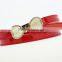 New candy color Painting PU Leather Women Belt Kinds Of Collocation Dresses Belts For Women