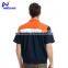 reflective factory LED light work safety work vest clothing with pockets