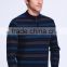 long sleeve stripe round collar pullover model sweater for men with best prices