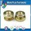 Made in Taiwan Brass Stainless Steel Solid Brass Knurled Thumb Nut