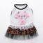 Latest Design Dog Dress With Fashionable Leopard