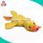 wholesale yellow color safety plush stuffed dock toy