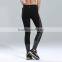 Girls Black Grey Tight Ribbed Cuff Athletic Fitness Ankle Legging
