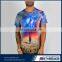 100 percent cotton t shirts/quality tshirt/men panel t-shirt