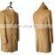 ZHANSHI Classic Fahion Winter Wool Blend Mens Slim Fit Long High Jackets