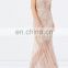 High-end China manufacturer sleeveless backless ladies african heavy beaded evening dresses