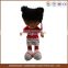Custom plush football player toys stuffed sports human doll for fans
