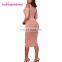 Women Sexy Cold Shoulder Knitting Sweater Long Sleeve Bodycon Party Mini Dress