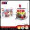 Hot selling Mini Stress 186pcs Plastic Construction Toy Building Blocks Play Set for kids