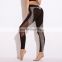 Heart leopard print tight leggings woman soft fashion fitness yoga pants