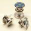 Screw Trousers Silver Metal Jeans Hook Buttons, Botones, Alloy Shank Buttons