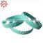 The sportman like wearing silicone wristbands gym