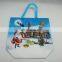 Hot products promotional colorful blue pp woven shopping bag