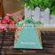 Pyramid shape wedding favor box or paper candy box with ribbon