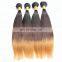 wholesale darling hair brazilian 100% human ombre hair extensions hair coloring