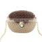 Yarncrafts Handmade metal chain round and oval vintage women bag crochet handbag Crossbody bag