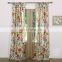 Latst fancy floral 3d curtains digital printed door curtain
