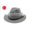 12colors Cheap Wholesale Braid Shape Leather Decor Cotton Felt Fedora Hat Jazz Hat handmade felted wool hats womens wool felt ha