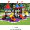 Lovely and beautiful outdoor slides equipment with kids