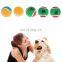 Unique Spiky Teeth Pet Dog Stress Treat Tennis Ball Squeaky Red Rubber Tugging Toys For Dog