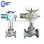 220V 380V Electric Operate Customized Globe Valve With Flange Connection