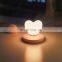 2020 Hot Sale Heart Shape Rechargeable Battery LED Night Light custom wedding gift for room