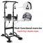 SD-301 adjustable multi-function home strength training machine dip station pull up bar