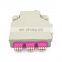 12 24 48 Core Sc lc fc st Ftth Optical Terminal Din Rail Mount Box Fiber Optic Patch Panel