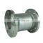 Stainless Steel 304 Water Flow Control 4 inch Vertical Spring Loaded flange connection Check Valve